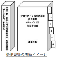 提出書類の表紙イメージ