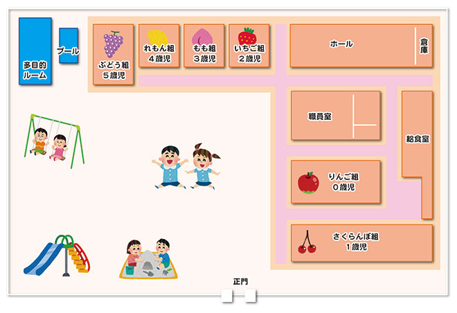 施設案内図の画像