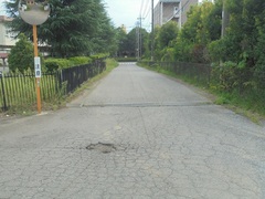 道路はがれの写真