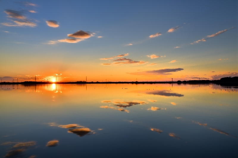 沈む夕陽ー写真