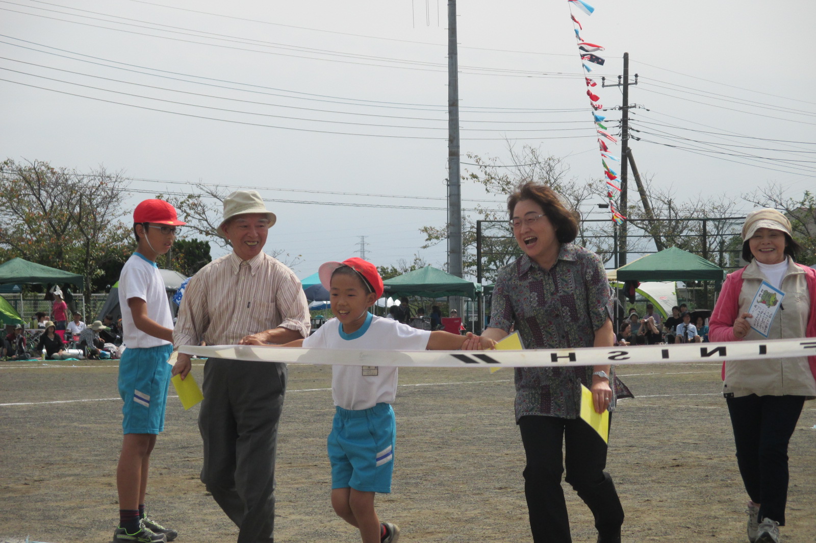 運動会の写真