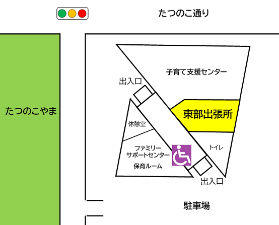 さんさん館案内図